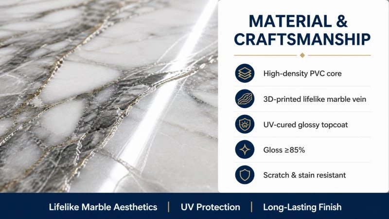 Domoora Luxury UV Marble Sheet Domoora Luxury UV Marble Sheet
