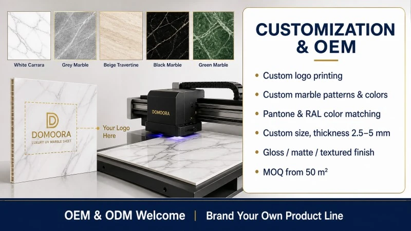 Domoora Luxury UV Marble Sheet Domoora Luxury UV Marble Sheet